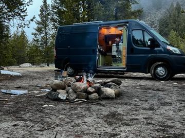 Stealth ProMaster Camper — insulated, ultra-quiet, Starlink + AC + Heat