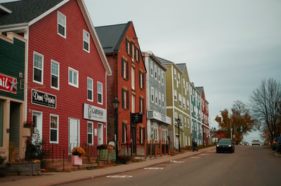 Row of houses in Charlottetown