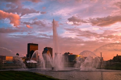 Fountain in Dayton OH