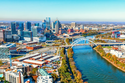 Skyline of Nashville Tennessee