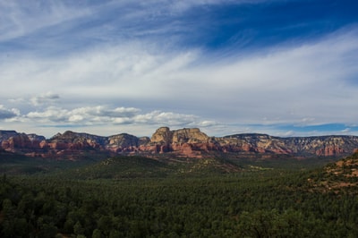 Brown rock formation Sedona AZ