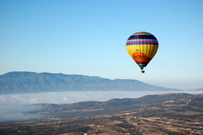 Hot air balloon in Temecula CA