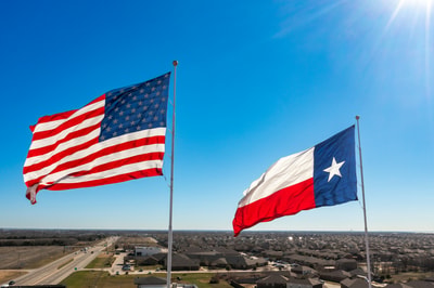 Texas starter home exterior view