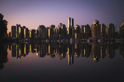 Gray high rise building in Vancouver