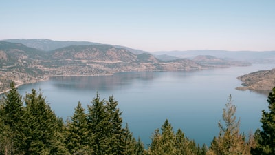Body of water at sunset Vernon BC