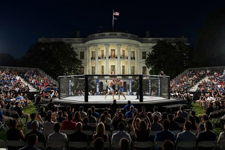 UFC on The White House's South Lawn (Illustrated)