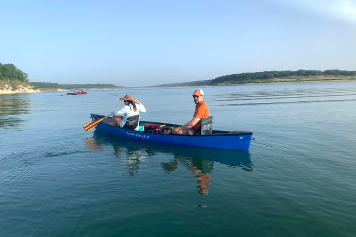 Canoeing Lake Georgetown