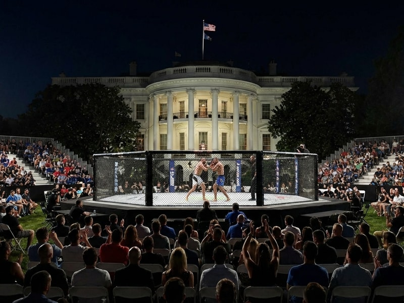 UFC on The White House's South Lawn (Illustrated)
